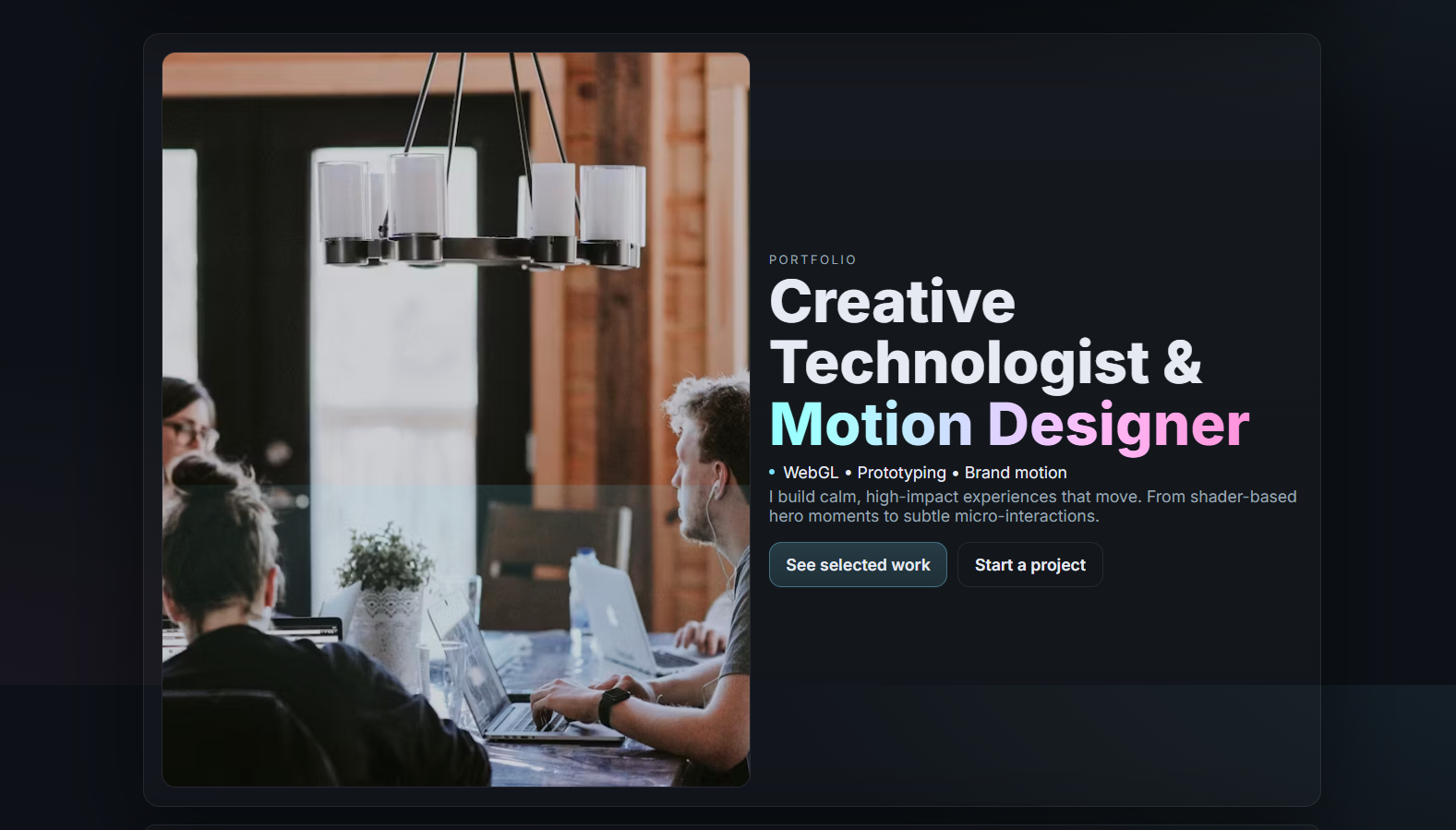 Preview — Portfolio - Noise&Motion
