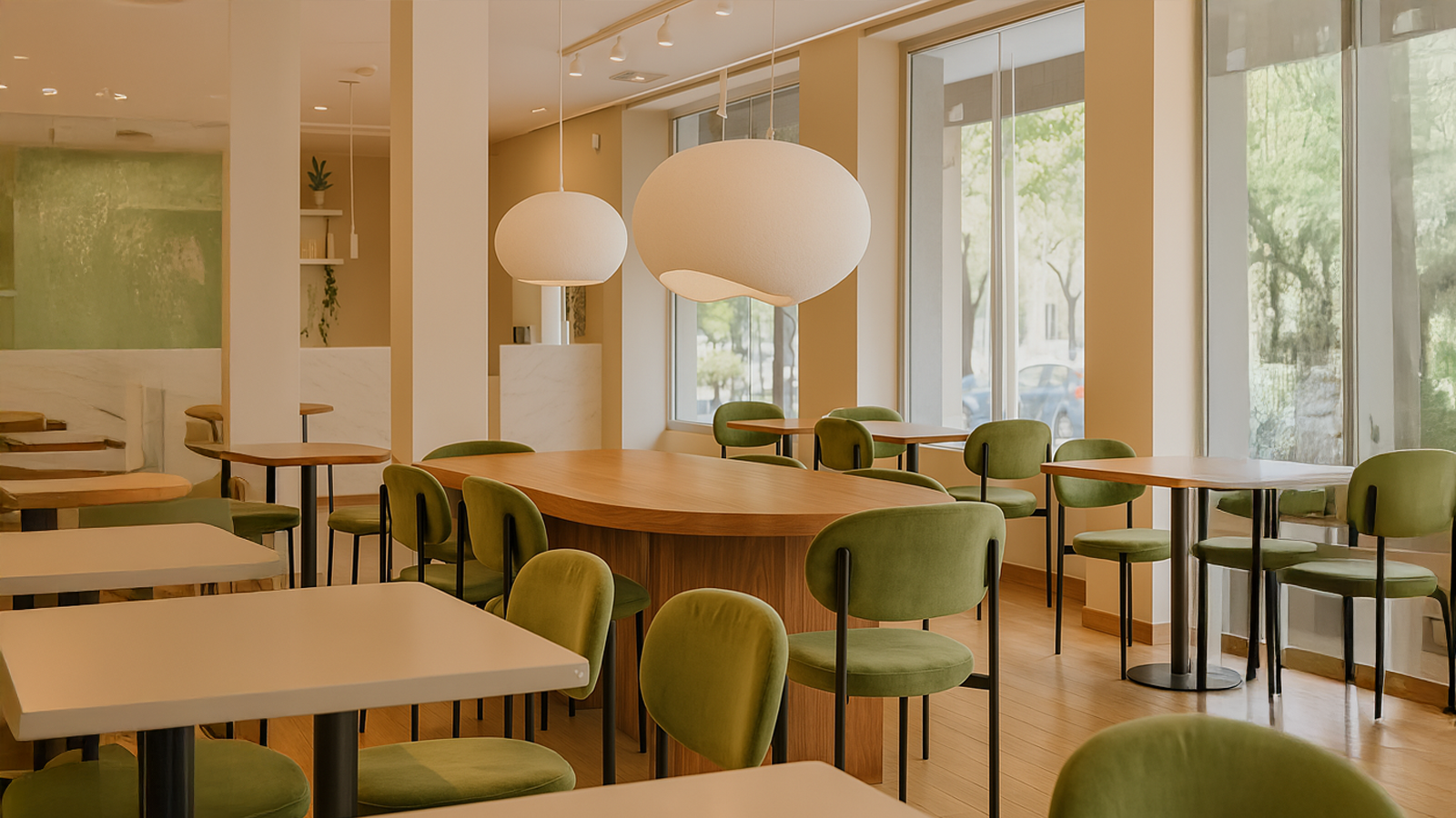 Interior de Duna café